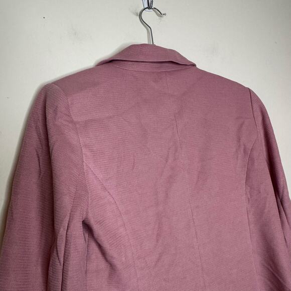 41 Hawthorn Natalie Knit Blazer Women’s Small Pink Open Front Long Sleeve NWT - Picture 6 of 8